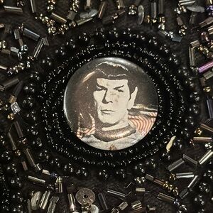Star Trek pin  with  spock Design